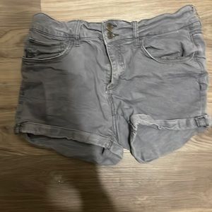 Grey SO midi shorts